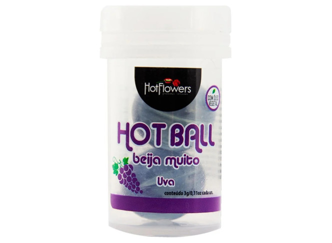 HOT BALL BEIJA MUITO HOT FLOWERS UVA