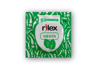 GEL LUBRIFICANTE COM AROMA DE MENTA EM SACHÊ 5G RILEX