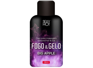 FOGO E GELO ÓLEO PARA MASSAGEM BEIJÁVEL 38ML SEXY HOT
