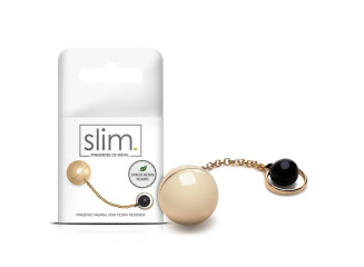 PINGENTE VAGINAL COM PEDRA REDONDA- Ø2,4CM LINHA SLIM SEXY FANTASY